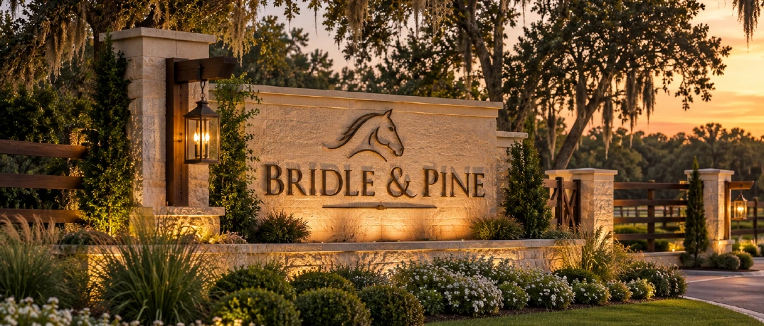 Bridle & Pine entrance · Conceptual rendering